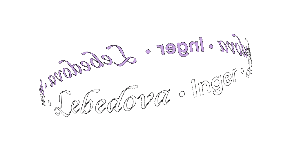 Logo Lebedová.Inger - fialové
